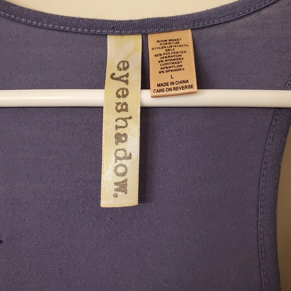 Blue Tank with Ruffles - Picture 3 of 5